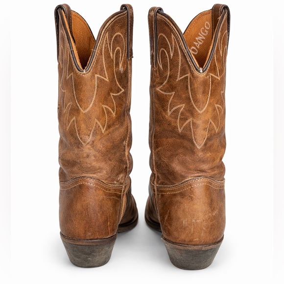 Durango Brown Western Cowboy Boots Women’s 6.5 | Classic Leather Broken In - Picture 3 of 7